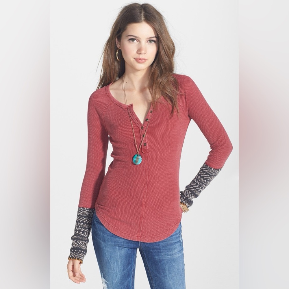 Free People| ‘Alpine Cuff’ Long Sleeve Thermal